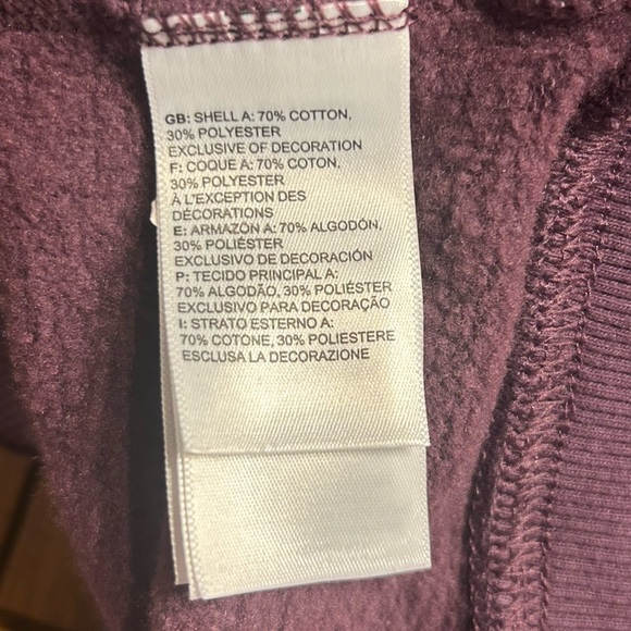 The North Face Women’s Purple Hooded Sweatshirt, Size Small, Hoodie, Pullover - Picture 5 of 5